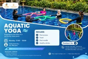Aquatic Yoga 🧘‍♀️💦 ~ Relax and Stretch in Our Pool – java villas ...